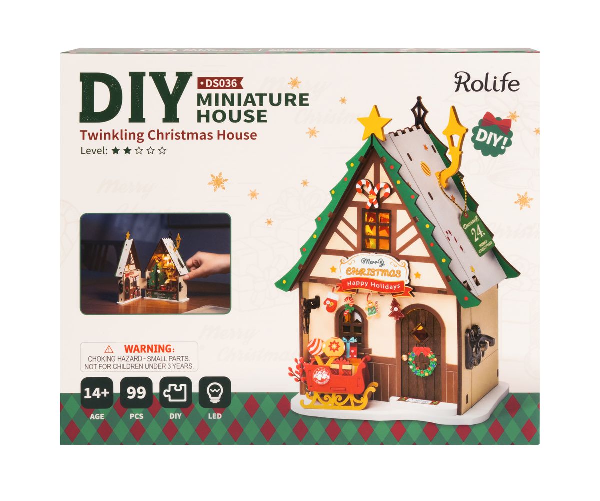 DIY House - Twinkling Christmas House