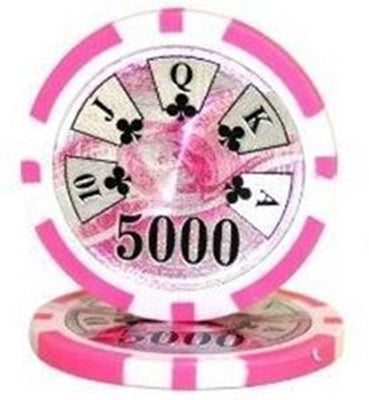 Jetons de Poker Benjamin Franklin (500)