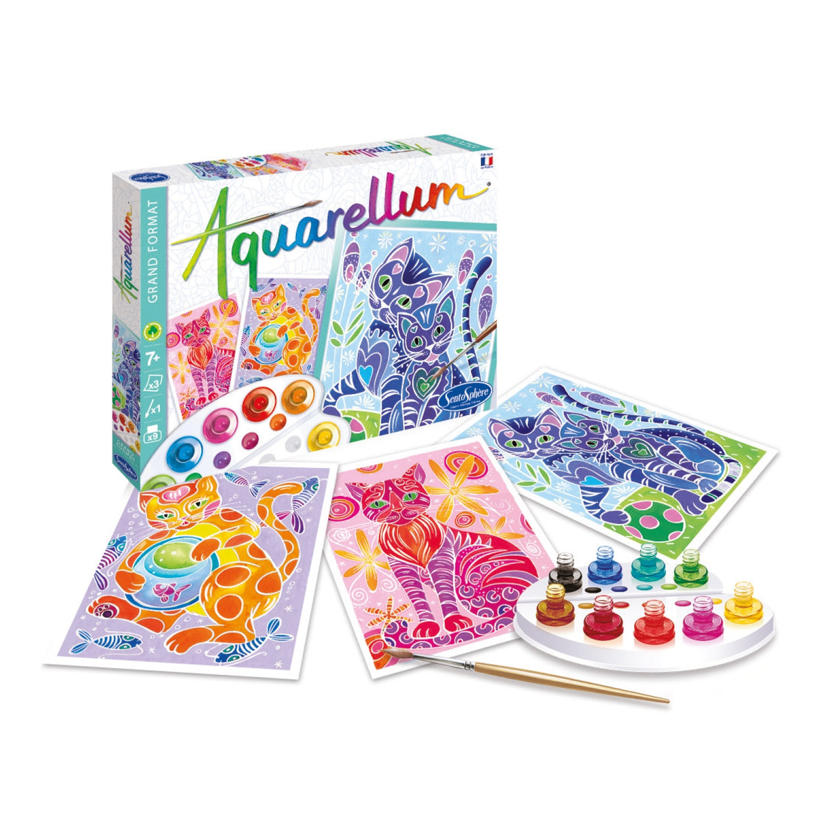 Aquarellum grand format - Cats