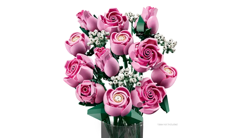 Le bouquet de roses roses - Botanical Collection