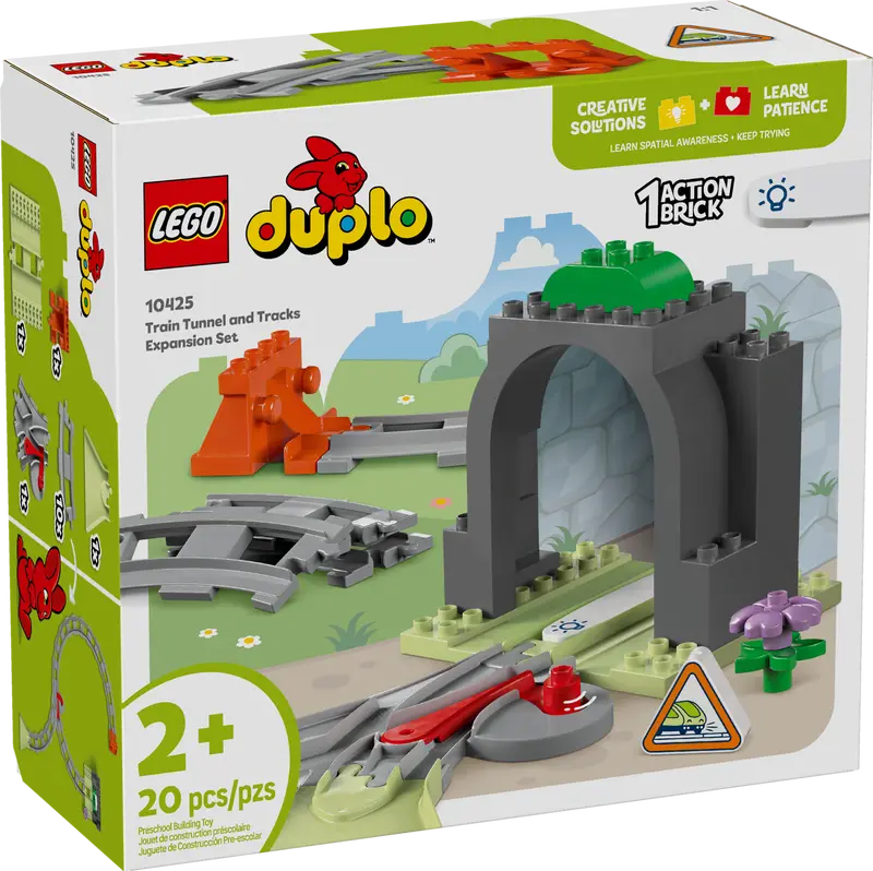 Ensemble d’extension Tunnel et rails de train - Duplo