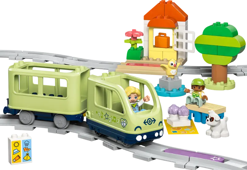 Le train d'aventures interactives - Duplo