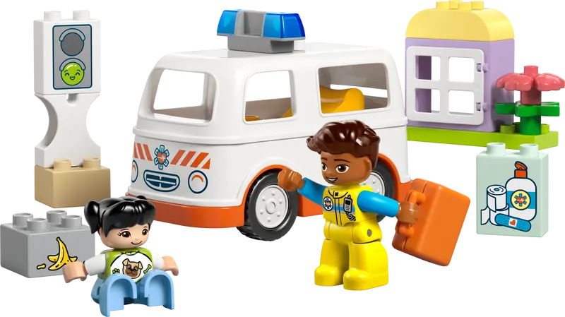 Ambulance et chauffeur - Duplo