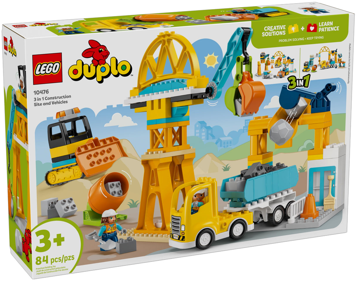 3-in-1 Construction Site and Vehicles - Duplo
