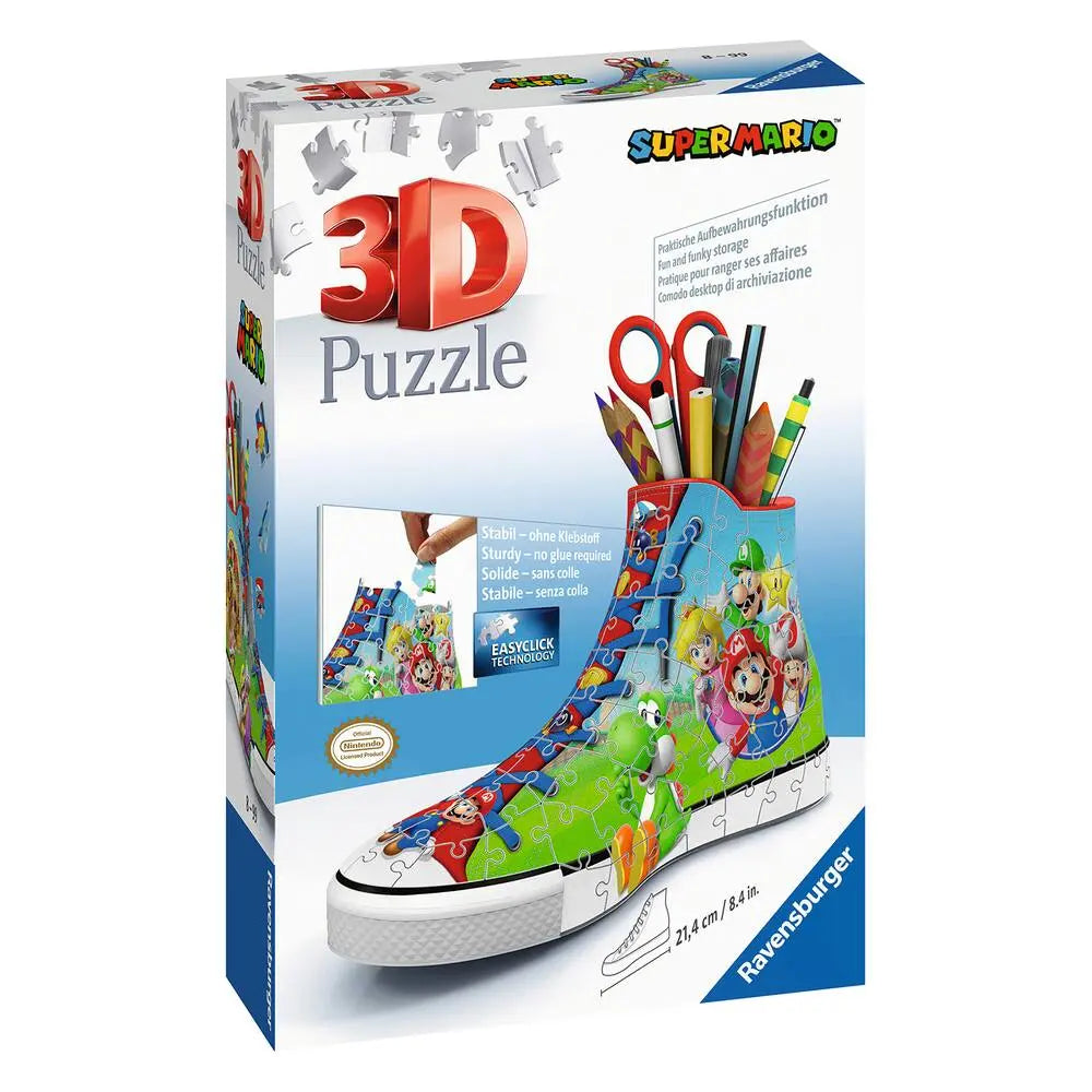 Pot à crayons soulier Super Mario - 108 mcx 3D