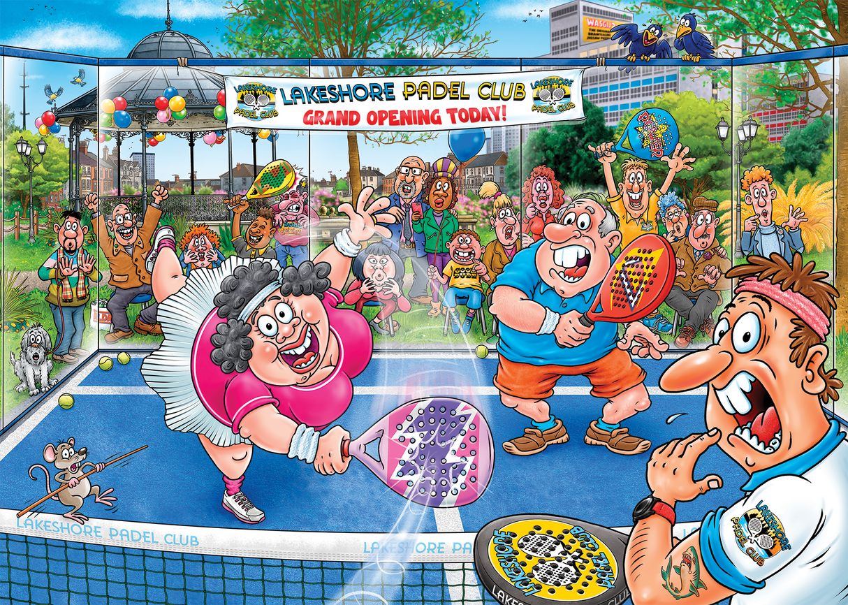 Panique au padel ! - Wasgij Original #49 - 1000 mcx