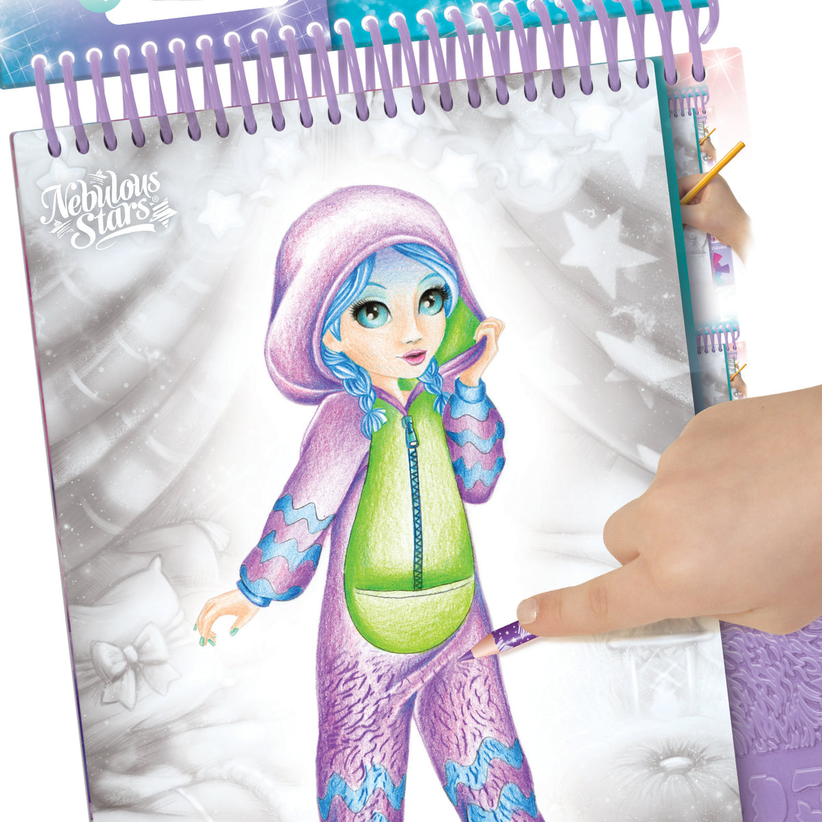 Carnet de croquis - Party Pyjama - Nebulous Stars