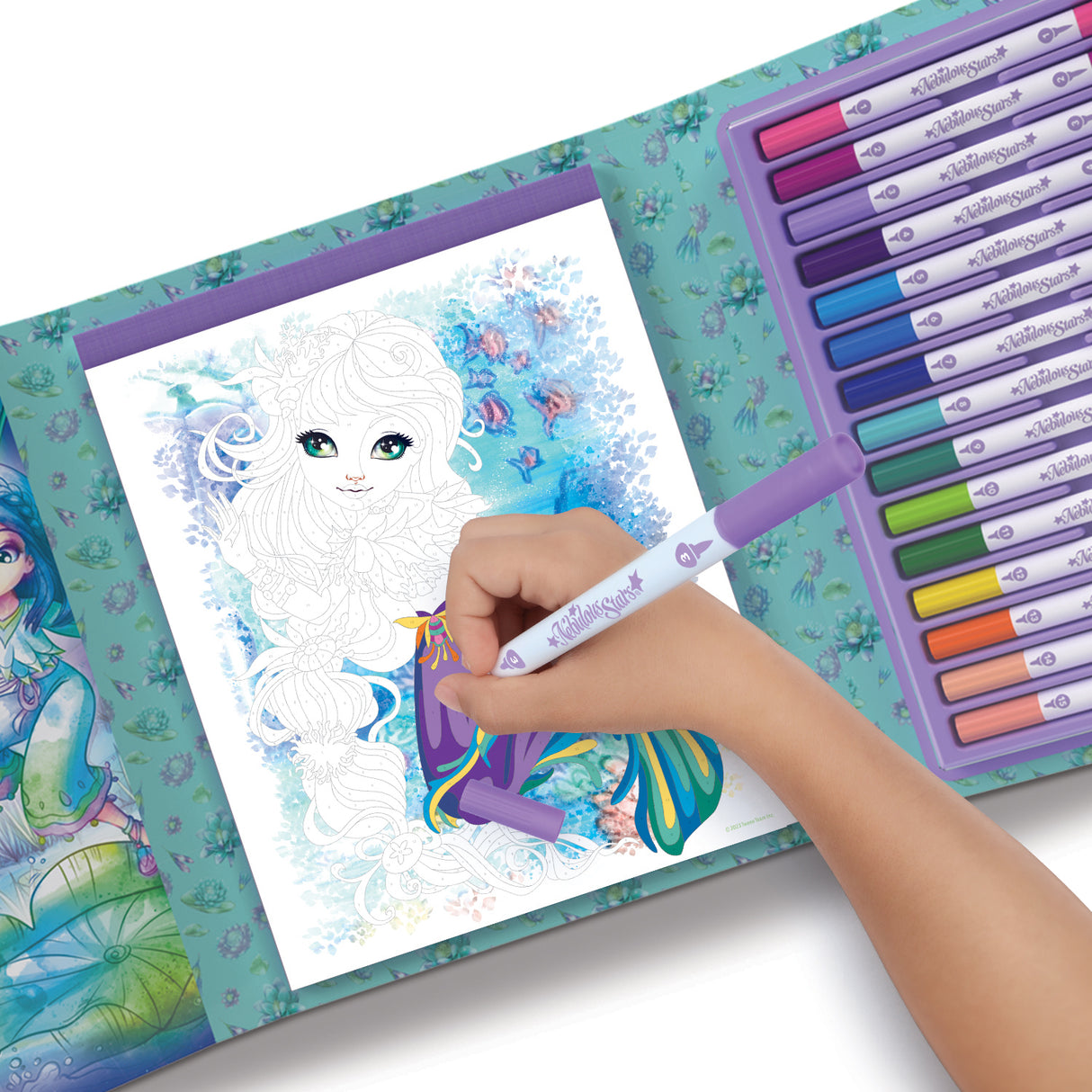 Coloring by number - Nenuphia - Nebulous Stars