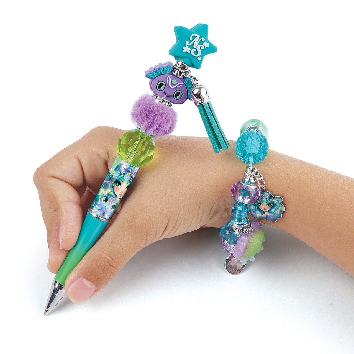 Ensemble crayon à perler et bracelet - Nebulous Stars