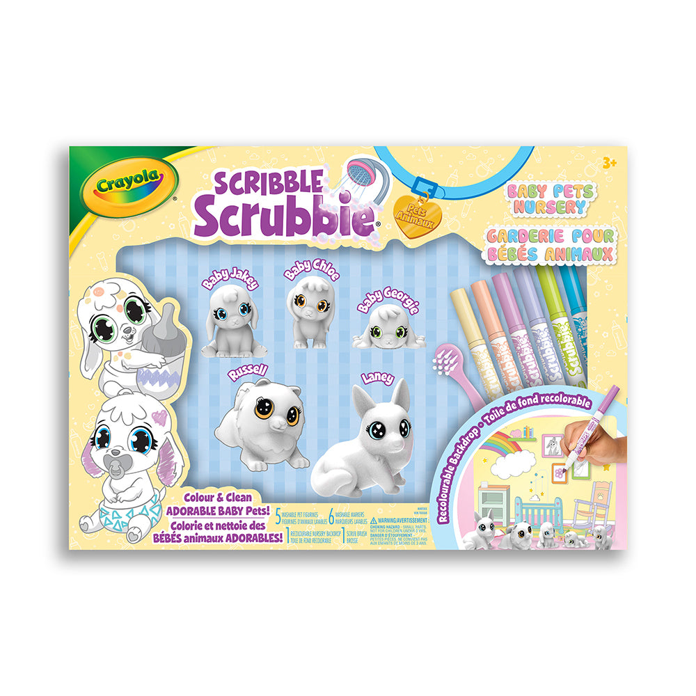 Scribble Scrubbie - Baby Pets Nursery