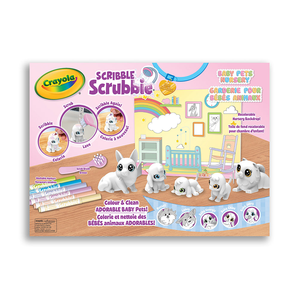 Scribble Scrubbie - Baby Pets Nursery
