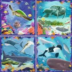 Les animaux marins - Puzzle Up! - 64 à 90 mcx
