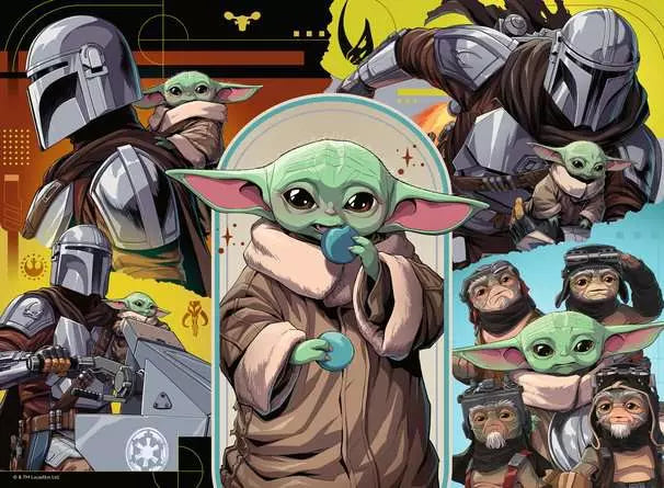 Star Wars - Le Mandalorian et Grogu - 100 mcx XXL