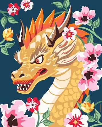CreArt - Fire Dragon Flora