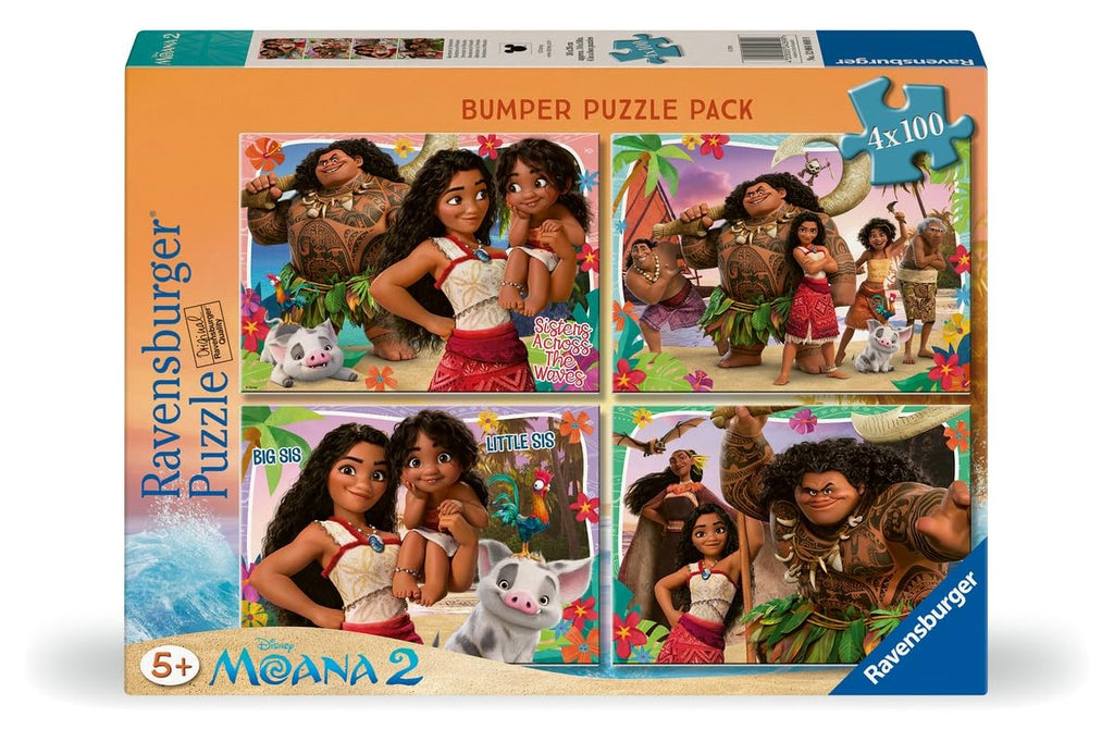 Moana 2 - Adventures in Oceania - 4 x 100 pcs – La Ribouldingue