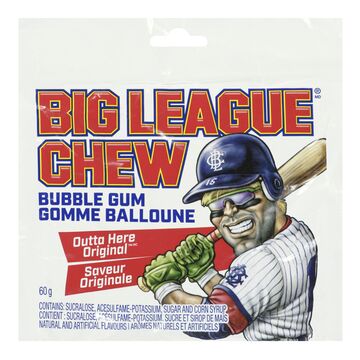 Gomme balloune Big League Chew - Original 60 g