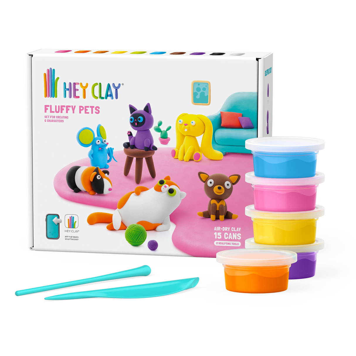 Hey Clay set - Fluffy Pets