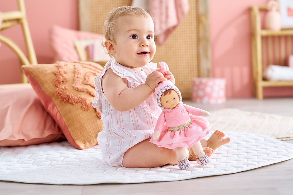 Doudou Miss - Ballerine Rose grenadine 25 cm