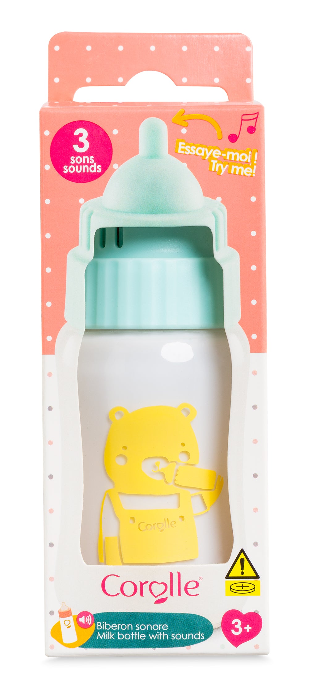 Biberon Sonore pour poupon 36 et 42 cm