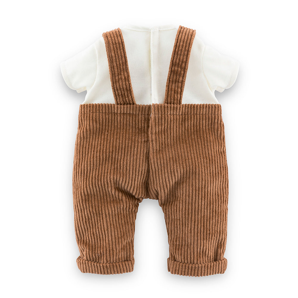 Vêtement 36 cm - Salopette ours & T-shirt