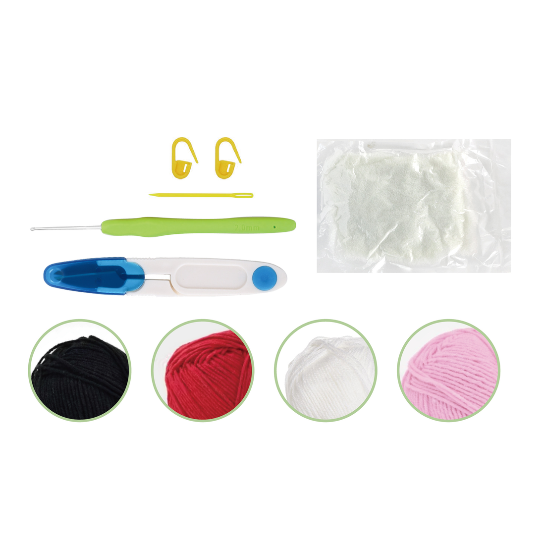 DIY Crochet Set - Panda Pal