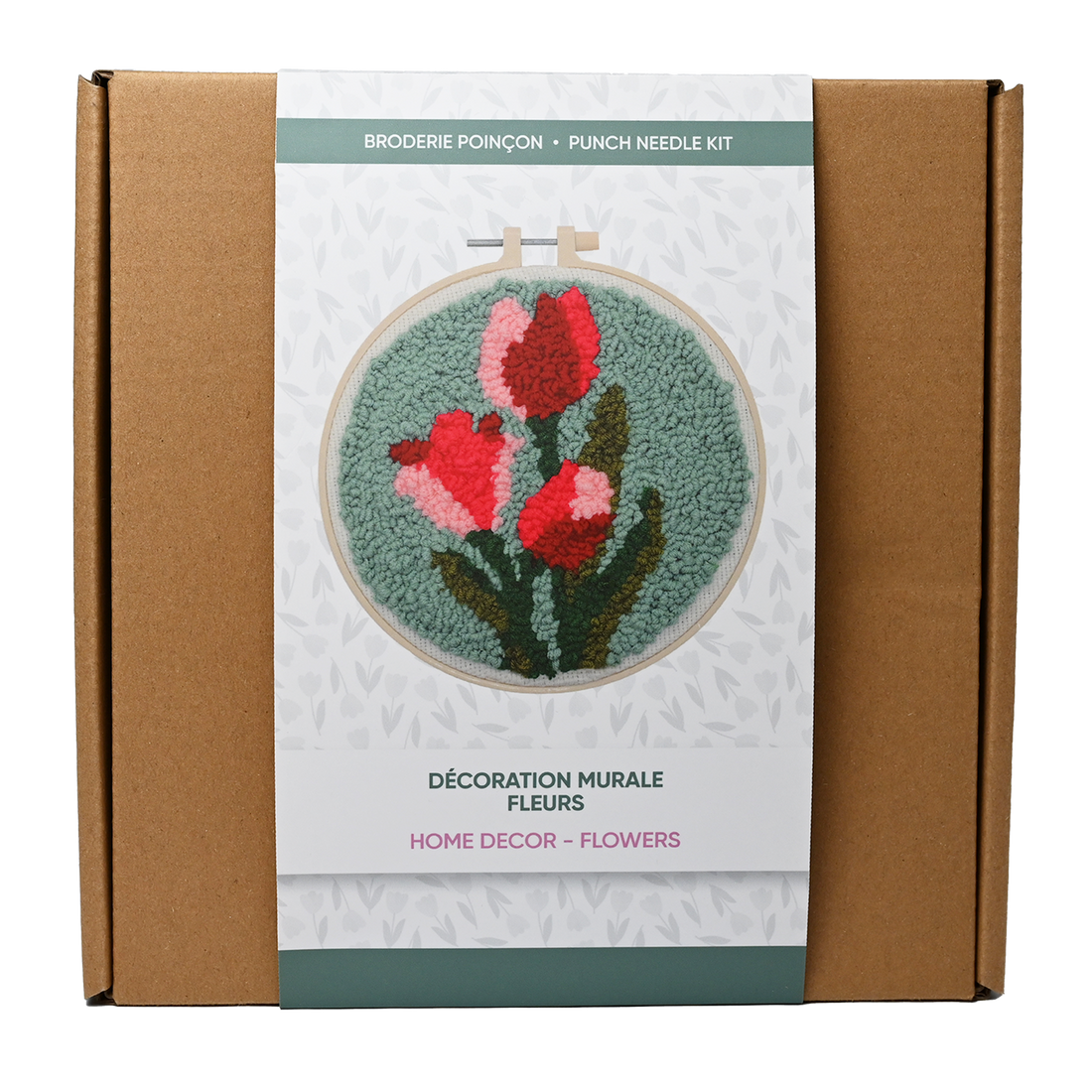 Punch Needle Kit - Flowers (Bil)
