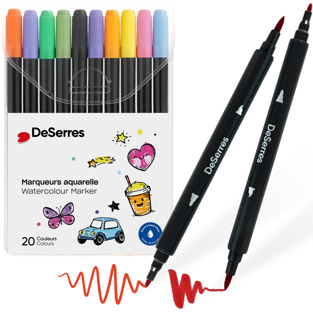 Set of Watercolor Markers (20)