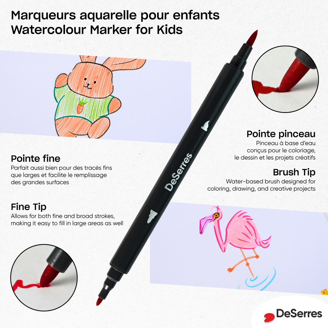 Set of Watercolor Markers (20)