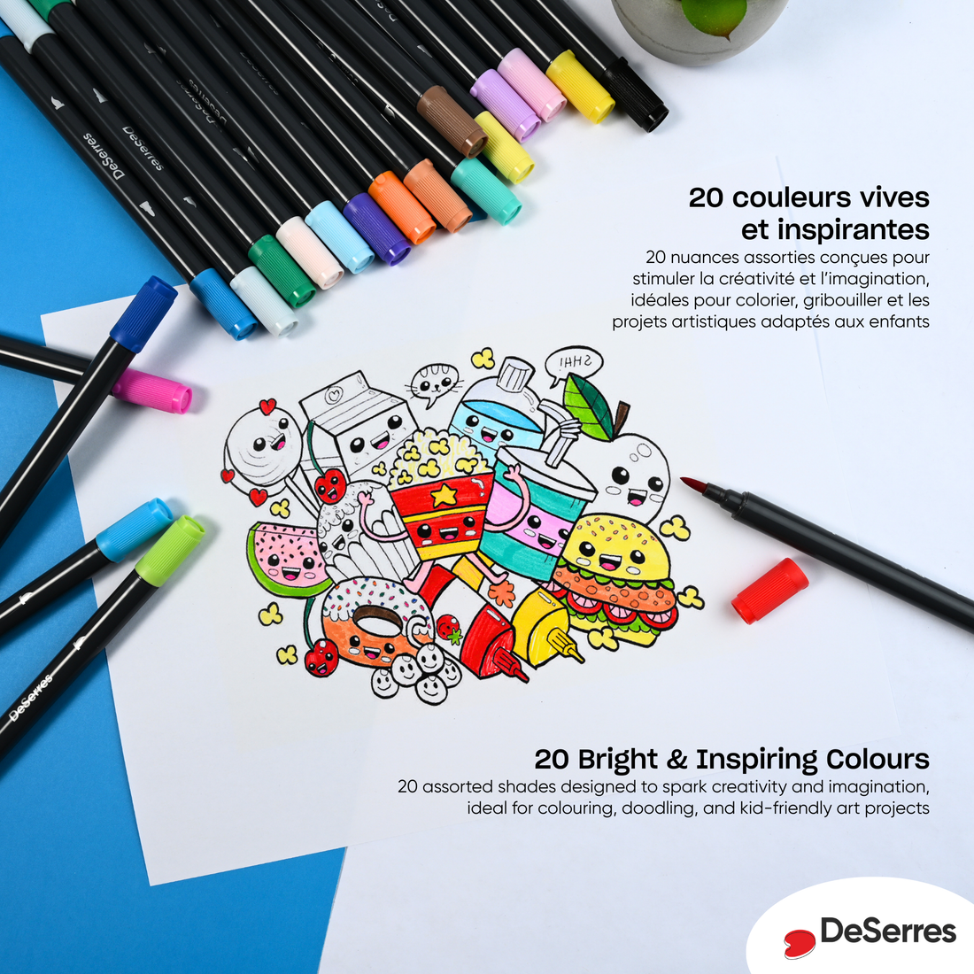 Set of Watercolor Markers (20)