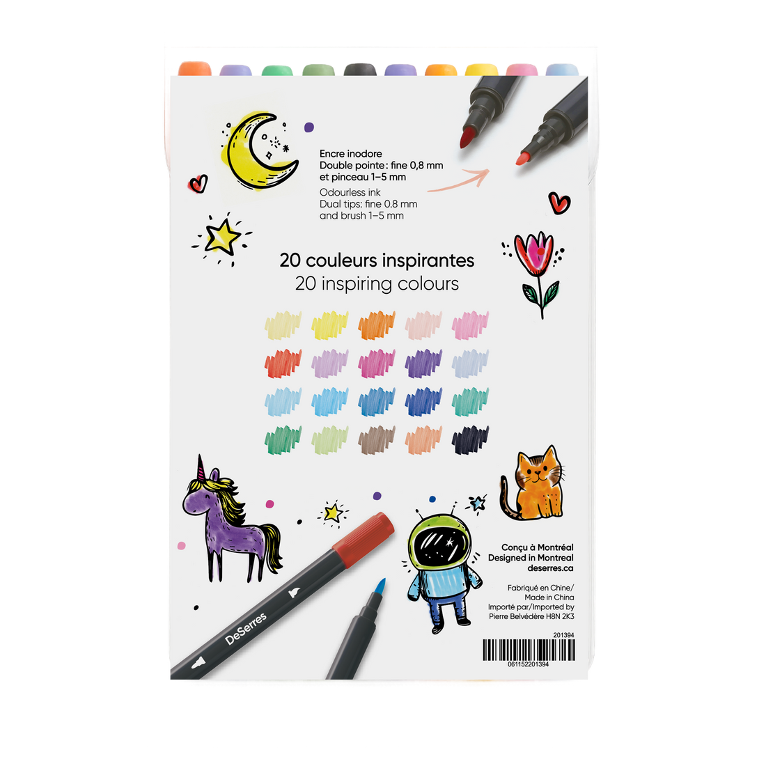 Set of Watercolor Markers (20)