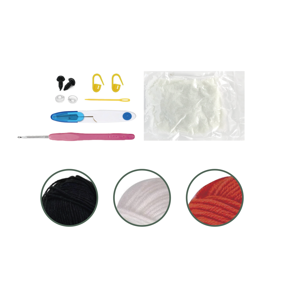 DIY Crochet Kit - Sweet Fox (Bil)