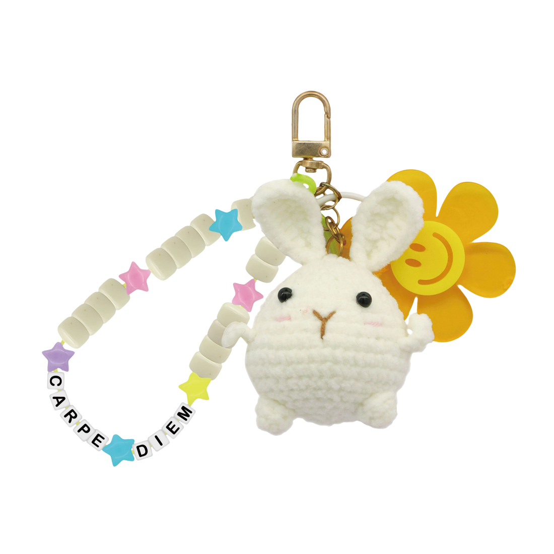 Kit DIY porte-clés crochet - Petit lapin (Bil)