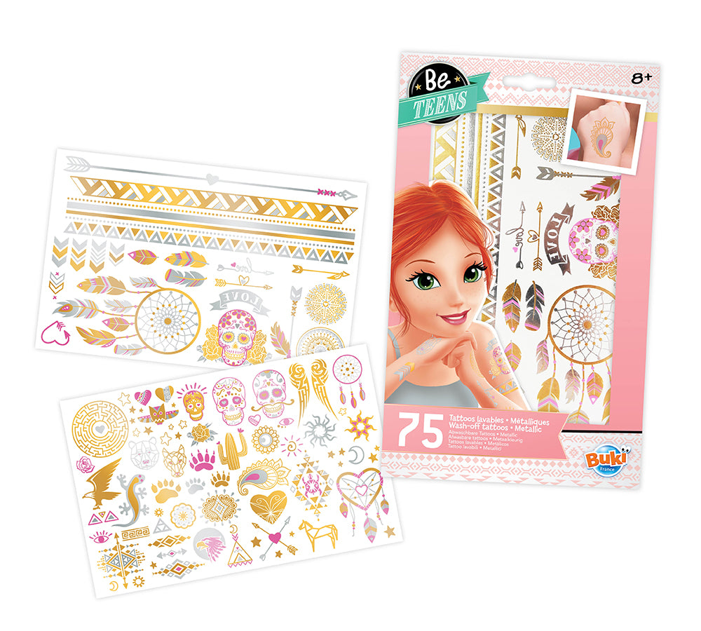 Buki Be Teens - Tatouages lavables 75 mcx