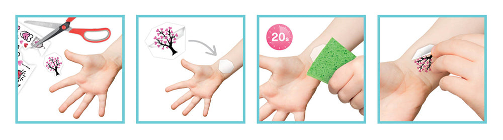 Buki Be Teens - Tatouages lavables 75 mcx