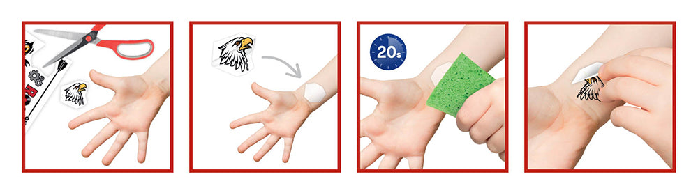 Buki Be Teens - Tatouages lavables 75 mcx