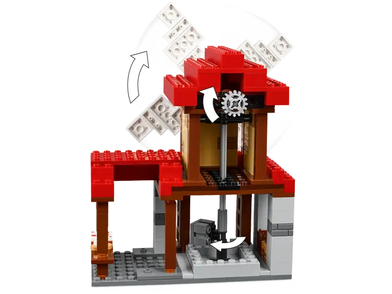 Ferme de moulin à vent - Minecraft