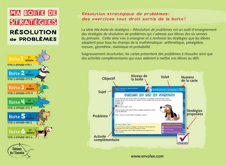 Ma boite de stratégies - Résolution de problèmes (Fr)
