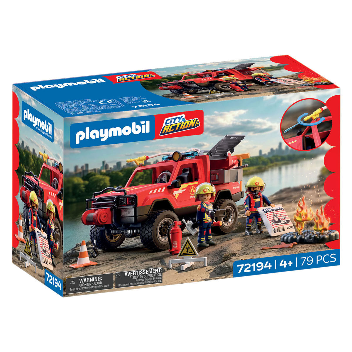 Pick-up de pompiers et personnages - City Action