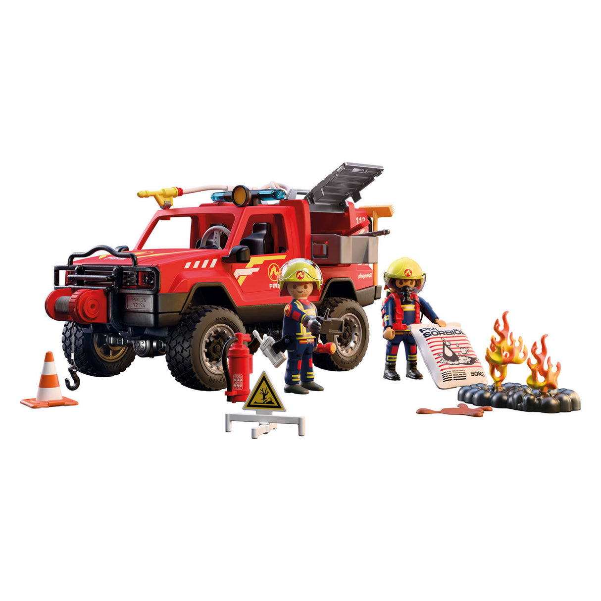 Pick-up de pompiers et personnages - City Action