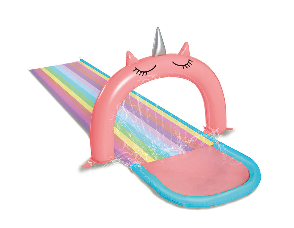 Danaplay - Toboggan aquatique licorne 10'