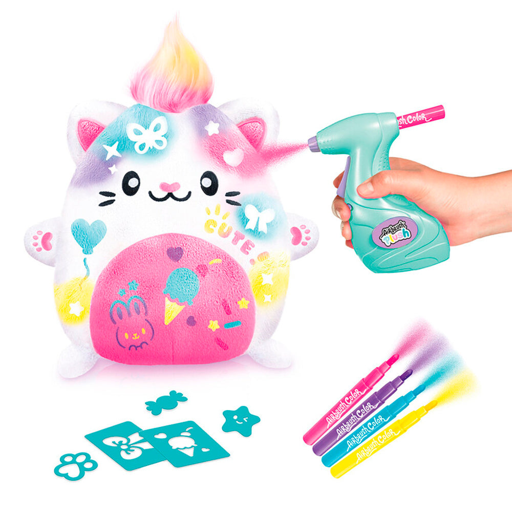Airbrush Plush - Kawaii Kitten Plush Toy