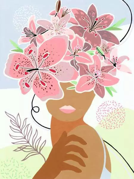 CreArt : Édition toiles - Fleurs dans ma tête