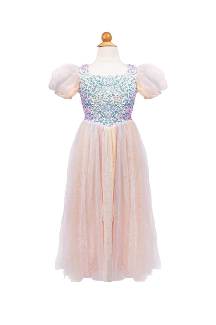 Robe à paillettes - arc en ciel