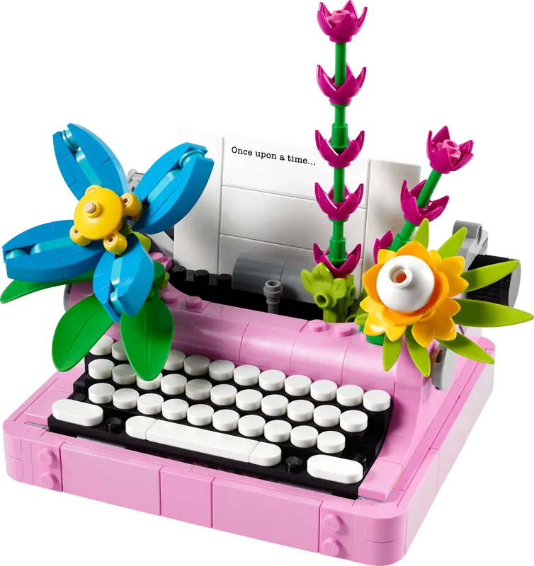 La machine à écrire avec des fleurs 3-en-1 - Creator