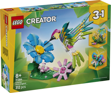 Les animaux sauvages : le colibri coloré - Creator 3-en-1