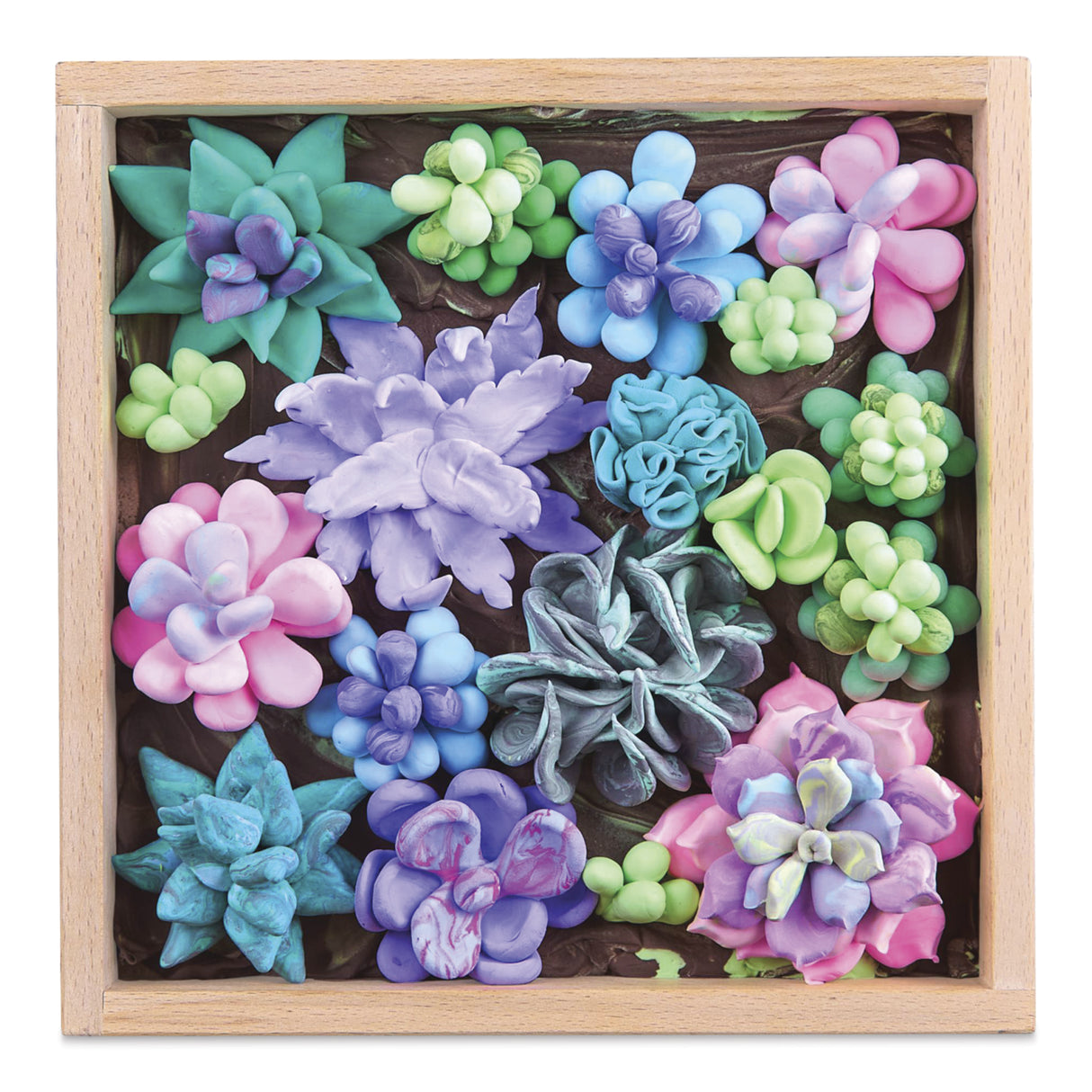 OKTO Wood & Craft - Succulents - Tenderness (Multi)