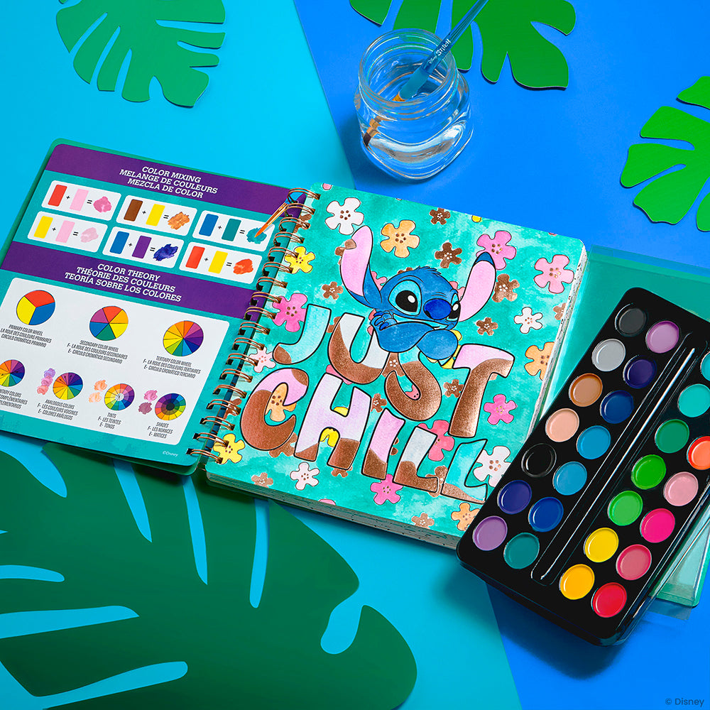 Stitch - Watercolor poster kit