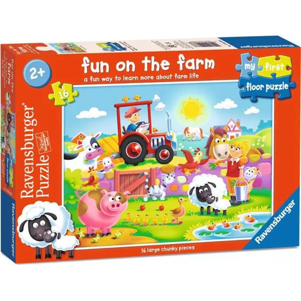 Mon premier puzzle - Fun on the Farm - 16 mcx Plancher