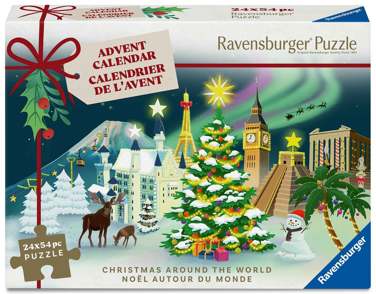 Advent Calendar 2025 - Christmas Around the World - 24 x 54 pcs