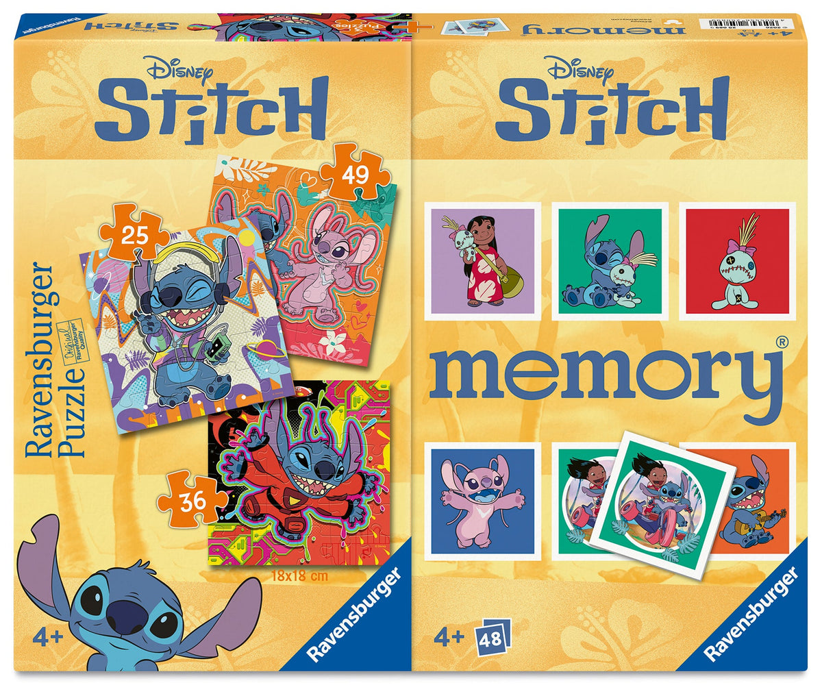 Casse-têtes et jeu de mémoire Stitch